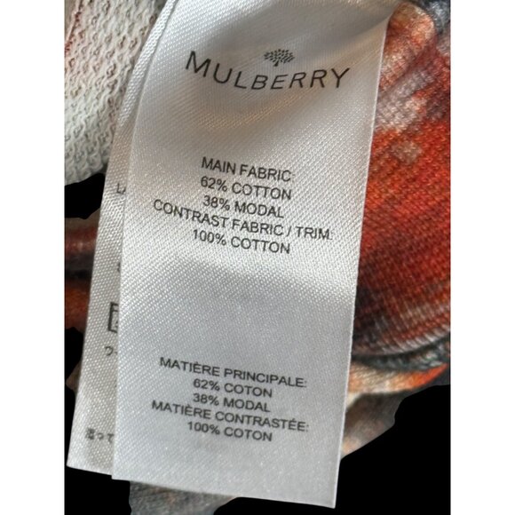 Mulberry Paris Tie-Dye Long Sleeve Crewneck Sweatshirt Cotton Women’s Sz XS - Picture 4 of 6